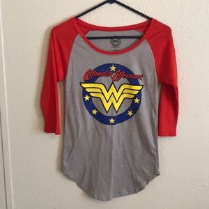 Wonder Woman baseball tee NWOT